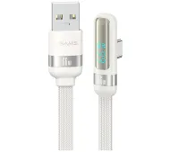 USAMS US-SJ651 USB-A do USB-C 1,2m Biały