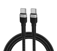 Wozinsky WNBCC1 PD 65W USB-C do USB-C 1m Czarny