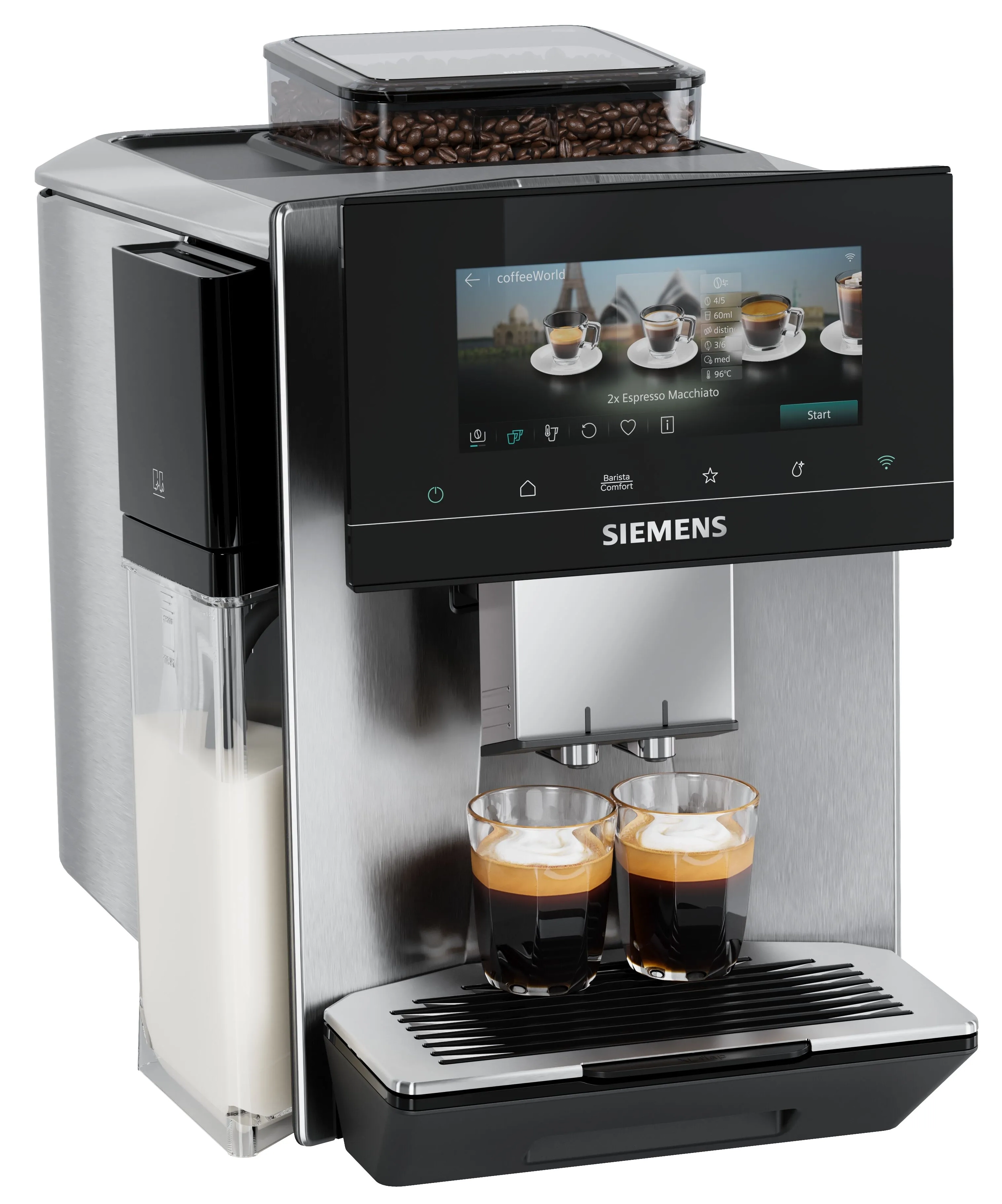 Siemens EQ900 plus iAroma TQ925EZ3 Kawa na zimno Szerokość 31,5cm