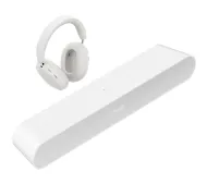 Sonos Ray Wi-Fi AirPlay + Słuchawki bezprzewodowe Sonos Ace Biały
