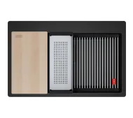 Franke Kanon KNG PRO 610-73 FTL Granitowy Czarny mat