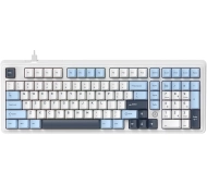 Ajazz AK980 MAX Biało-Niebieski
