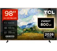 TCL NXTVision 98A400 Pro 98" QD-Mini LED 4K 144Hz Google TV Funkcje AI Dolby Vision Dolby Atmos DTS-X HDMI 2.1 DVB-T2