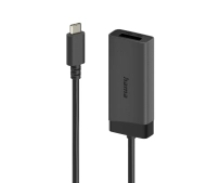 Hama USB-C - DisplayPort/HDMI Ultra-HD 4K 60Hz Czarny