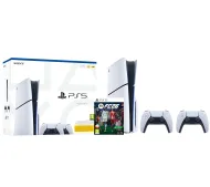 Sony PlayStation 5 Slim E Chassis (PS5) 1TB z napędem Dodatkowy Pad Bundle + EA SPORTS FC 26