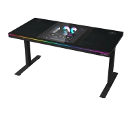 Lorgar Desk Elite 90 Series DE90W Blat Melaminowy140cm Regulacja wysokości Czarny