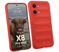 Bizon Case Tur do Xiaomi POCO X8 Pro Max Czerwony