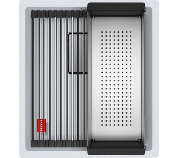 Franke Kanon KNG 110-37 Granitowy Biały polarny