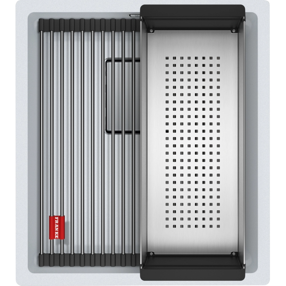 Franke Kanon KNG 110-37 Granitowy Biały polarny