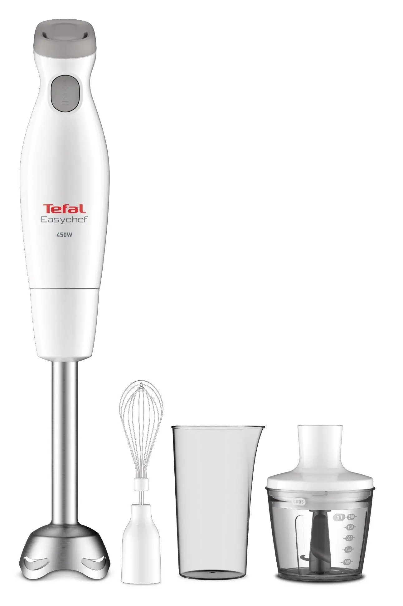 Tefal EASYCHEF 3w1 HB453138 450W Rozdrabniacz Końcówka do ubijania