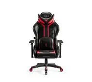 Diablo Chairs X-Ray 2.0 Normal Size Gamingowy do 136kg Skóra ECO Czarno-czerwony