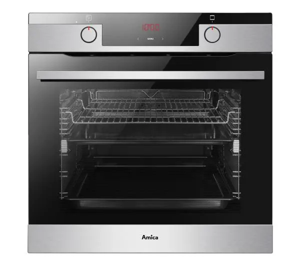 Amica ED37618X X-Type Termoobieg Srebrno-czarny