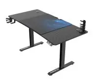 Ultradesk LEVEL V2 140cm Regulacja wysokości Czarno-niebieski