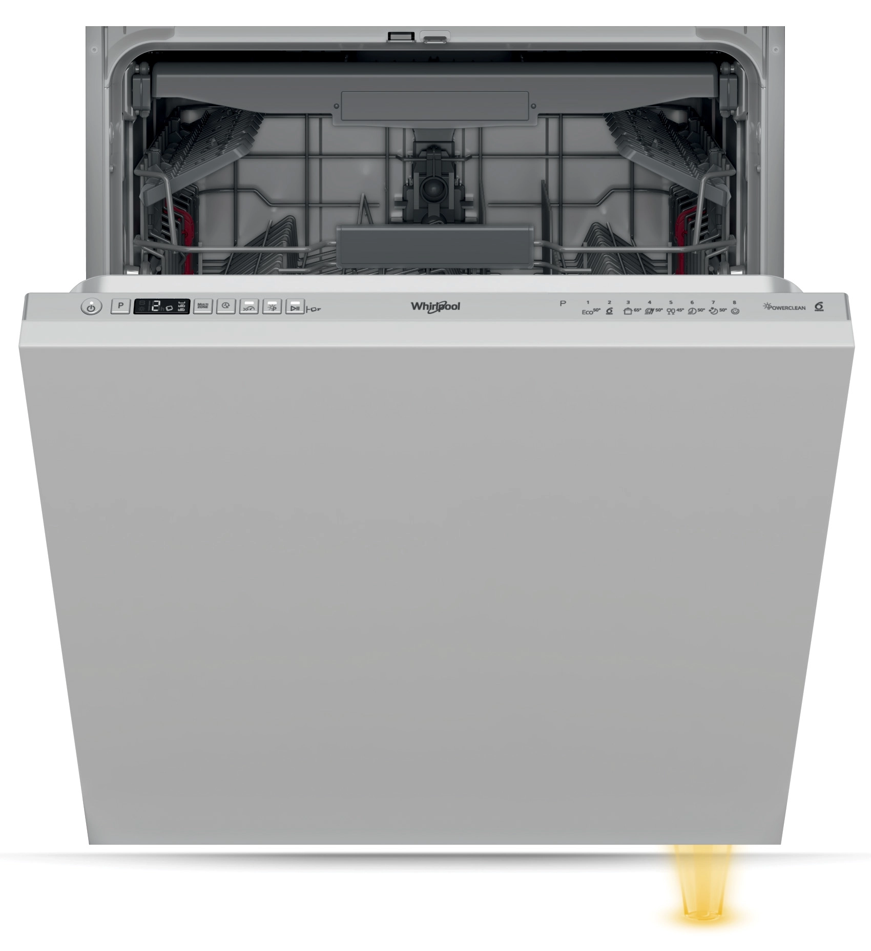 Whirlpool WIC 3C33 PFE 59,8cm Automatyczne otwieranie drzwi Szuflada na sztućce