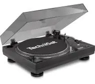 TechniSat TECHNIPLAYER LP 300 Manualny Napęd bezpośredni Przedwzmacniacz Czarny