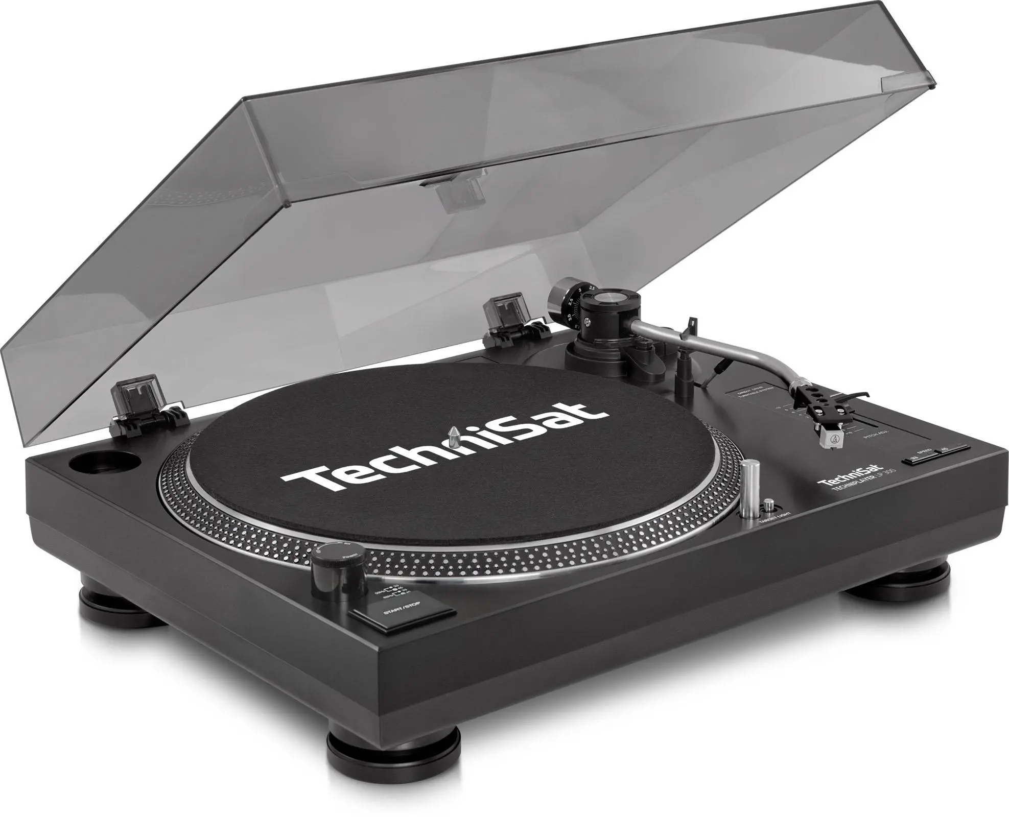 TechniSat TECHNIPLAYER LP 300 Manualny Napęd bezpośredni Przedwzmacniacz Czarny