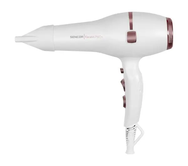 Sencor SHD 8200GD Jonizacja Dyfuzor Zimny nawiew 2400W 2 prędkości 3 temperatury