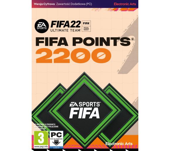 dodatek do gry FIFA 22 - 2200 punktów Gra na PC
