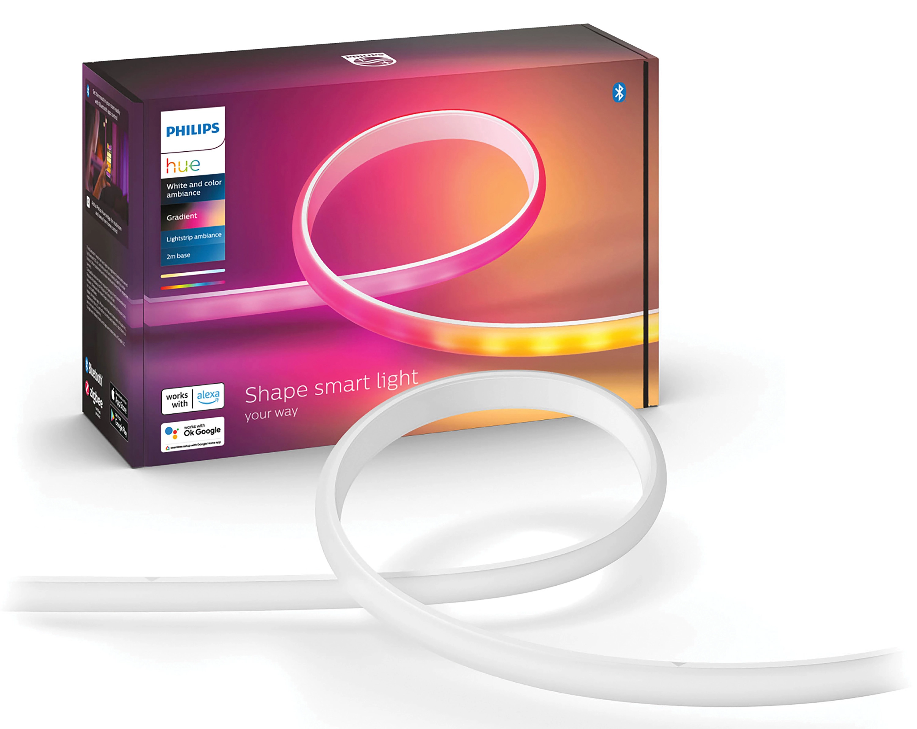 Philips Hue White and Colour Ambiance Lightstrip 2m