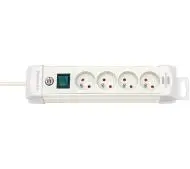 Brennenstuhl Premium-Line 1952244100 4 gniazda 1,8m Biały