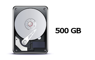 Wbudowany dysk 500 GB